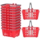 thumbnail image 1 of 12 Pcs Kids Toy Shopping Cart Playing House Toy Plastic Toy Shopping Baskets Mini Grocery Basket Mini Folding Shopping Cart, 1 of 4