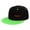 Green, variant on Snap-On Logo Adult Men Women Baseball Cap Hip Hop Hat Flat Brim Baseball Adjustable Flat Peak Hats