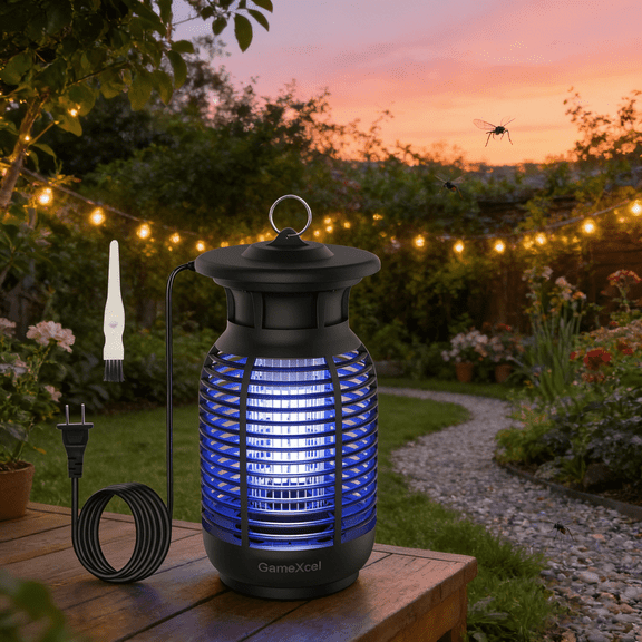 StarQualityBargain 3000V Mosquito Zapper – Indoor fruit fly & gnat trap with refill. Bug zapper for home, insect repellent