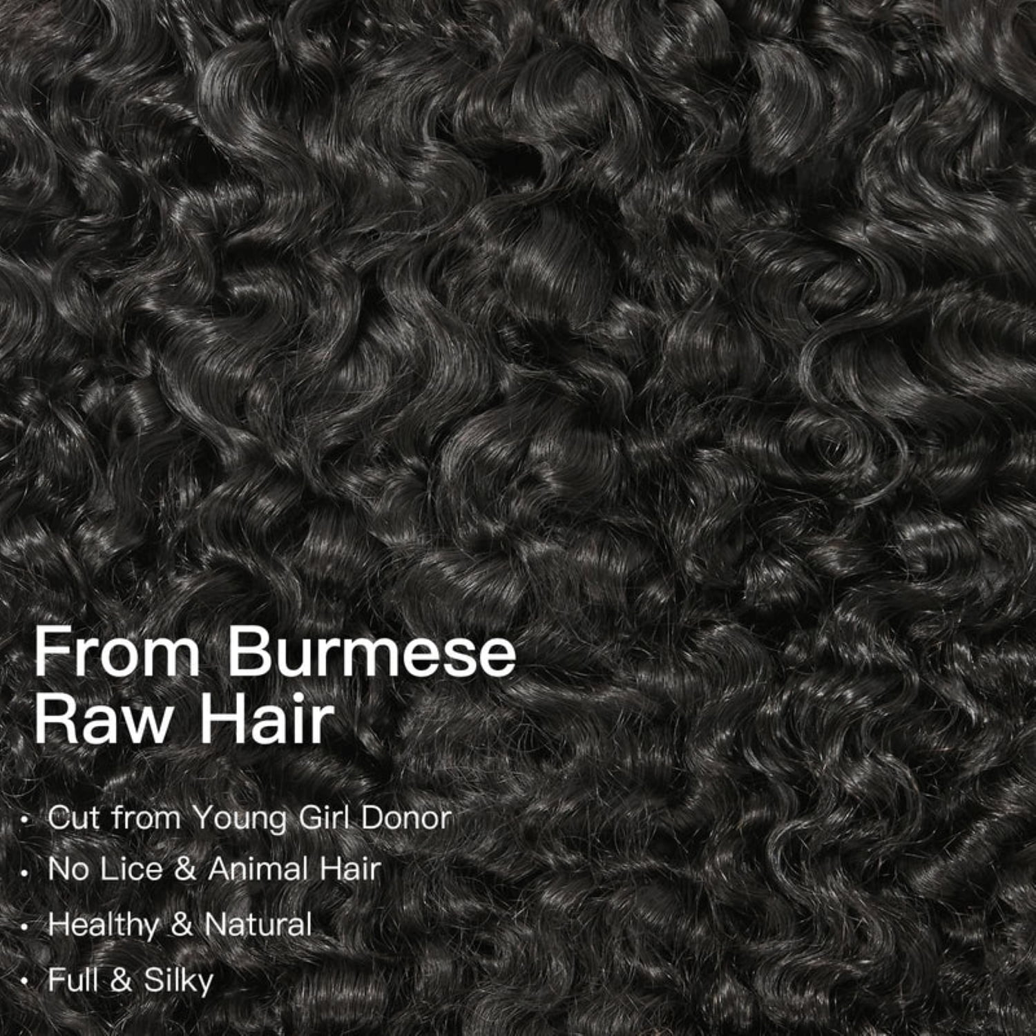ASHINE Burmese Curly Bundles Human Hair 10A Brazilian Virgin 28 inches Double Weft Natural Black Color Glueless for Women
