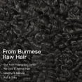 thumbnail image 4 of ASHINE Burmese Curly Bundles Human Hair 10A Brazilian Virgin 18 inches Double Weft Natural Black Color Glueless for Women, 4 of 5