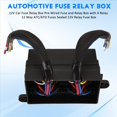 thumbnail image 4 of Caja de Relés de Fusibles para Automóvil de 12 V Caja de Relés y Fusibles Precableados con 4 Relés Fusibles ATC/ATO de 12 Vías Caja de Fusibles de Relé Sellada de 12 V, 4 of 5