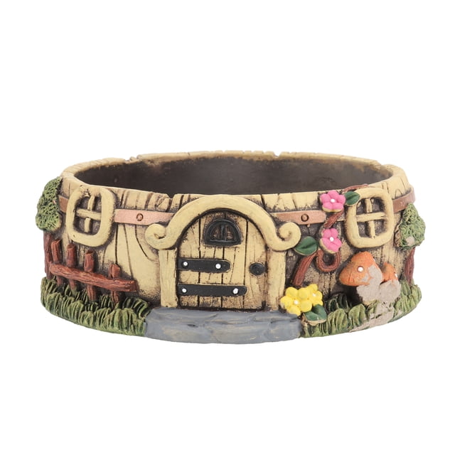 1 maceta delicada para casa de hongos, micro paisajismo, maceta suculenta (L)