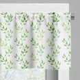 thumbnail image 5 of Ambesonne Green Valance & Curtain, Symmetrical Olive Leaves, 55"x45", Green, 5 of 6