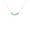Green, variant on Eden Blue 18K Gold Plated Necklace for Women