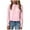 Light Pink, variant on Womens Blouses Trendy Dressy Casual Tops Elegant Puff Long Sleeve Shirts Ruffle Mock Neck Plain Chiffon Outfits (Light Pink, XL)