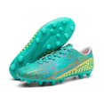 thumbnail image 5 of Zapatos de fútbol para hombres y adultos, calzado de entrenamiento deportivo al aire libre, impermeable, ultraligero, color azul, FG/TF, 5 of 5