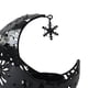 thumbnail image 4 of Candelabros de metal con forma de media luna para decoración de Eid Mubarak, ideal para bares, restaurantes, fiestas y centros de mesa. Negro, 4 of 9