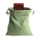 thumbnail image 5 of Eigraketly Bolsa de cuero y lona, bolsa de forraje de lona para caminatas, tesoros y conchas marinas, cinturones fáciles de enrollar Type3 NO3, 5 of 6