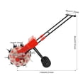 thumbnail image 2 of TBVECHI Manual Seeder Hand-push Seeding Machine Precision Garden Seed Planter Walk-Behind Hand Sowing Spreader 8.27lbs, 2 of 17