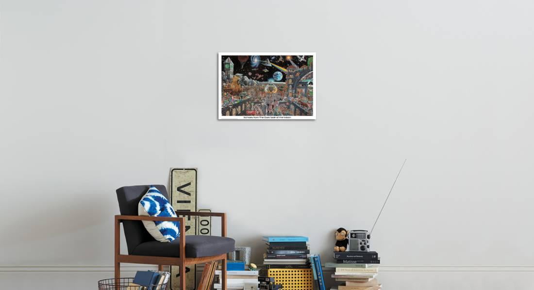 Echoes from The Darkside of The Moon Tom Masse Poster 32 x 22in