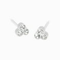 thumbnail image 4 of Blomdahl | Nickel Free | Medical Plastic 6mm Clover Crystal Stud Earrings | Best Choice For Sensitive Ears, 4 of 6