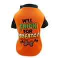 thumbnail image 2 of MesaSe Halloween Pets Fashion T-Shirt Pumpkin Spider Skull Patterns Print  Neck Short Sleeve Pullover, 2 of 8
