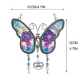 thumbnail image 2 of Precio reducido por tiempo limitado!Decoración de ventana de mariposa con diamantes de imitación, carillón de viento, adorno colgante para casa de jardín, regalos brillantes para cumpleaños de mamá e, 2 of 6