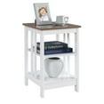 thumbnail image 3 of Convenience Concepts Mission End Table, Driftwood/White, 3 of 4