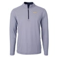 thumbnail image 2 of Men's Cutter & Buck  Navy/White Northern Arizona Lumberjacks Big & Tall Virtue Eco Pique Micro Stripe Recycled, 2 of 3