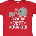 thumbnail image 4 of Inktastic Best Memaw Ever Grandchild Boys or Girls Baby Bodysuit, 4 of 5
