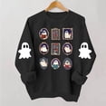 thumbnail image 3 of Tbopshirt Wonmen Halloween Graphic Sweatshirt Crewneck Sweatshirt Cute Printed Long Sleeve Pullover Tops, 3 of 6