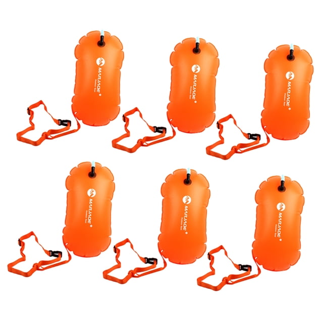 6 Deportes Seguridad Nadar Boya Remolque Flotador Inflable Bolsa De Aire Natación En Aguas Abiertas Sunnimix Boya de natación en aguas abiertas