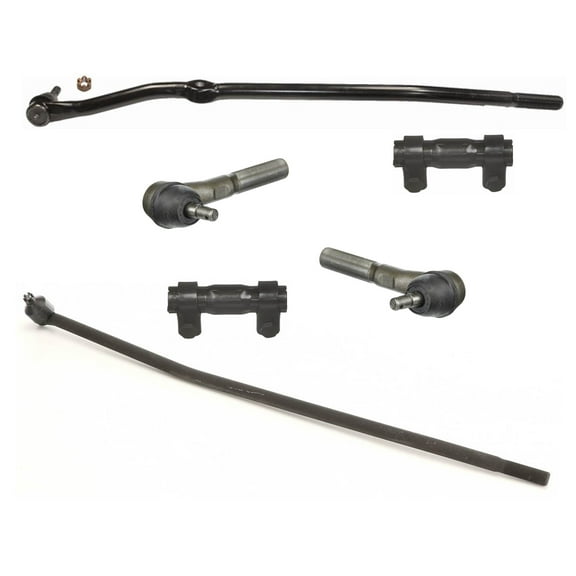 6 Piece Kit Tie Rods Front Drag Links and Adjusting Sleeve Compatible with 4WD Models Only Fits select: 1998-1999 DODGE RAM 2500, 1998-1999 DODGE RAM 1500
