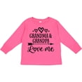 thumbnail image 3 of Inktastic Grandma Grandpa Love Me Arrow Boys or Girls Long Sleeve Toddler T-Shirt, 3 of 5