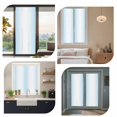 thumbnail image 6 of Light Blue Window Privacy Film and White Gradient Decorative Glass Window Film UV Blocking Static Cling Non-Adhesive Sticker Covering for Home Door 17.7 x 78.7 inches, 6 of 8