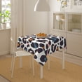 thumbnail image 6 of YFYANG Square Polyester Table Cloth, 54" x 54" Reusable Table Cover Kitchen Dining Room Vintage Abstract Leopard Texture Decorative Tablecloths for Tables of 2-4 People, 6 of 8