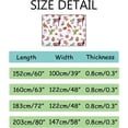 thumbnail image 3 of GZHJMY Soft Foam Nursery Area Rugs Christmas Birds Reindeer Candy Cane Non Slip Play Mats for Kids Boys Girls Playing Room Living Room60x39 inch Carpet Runner, 3 of 6
