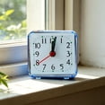 thumbnail image 4 of Easy-to-Use Silent Analog Alarm Clock with Large Display, Portable Design for Dormitory, Bedroom, and Home | Battery Operated, Non-Ticking, Wake Up On Time, 4 of 5