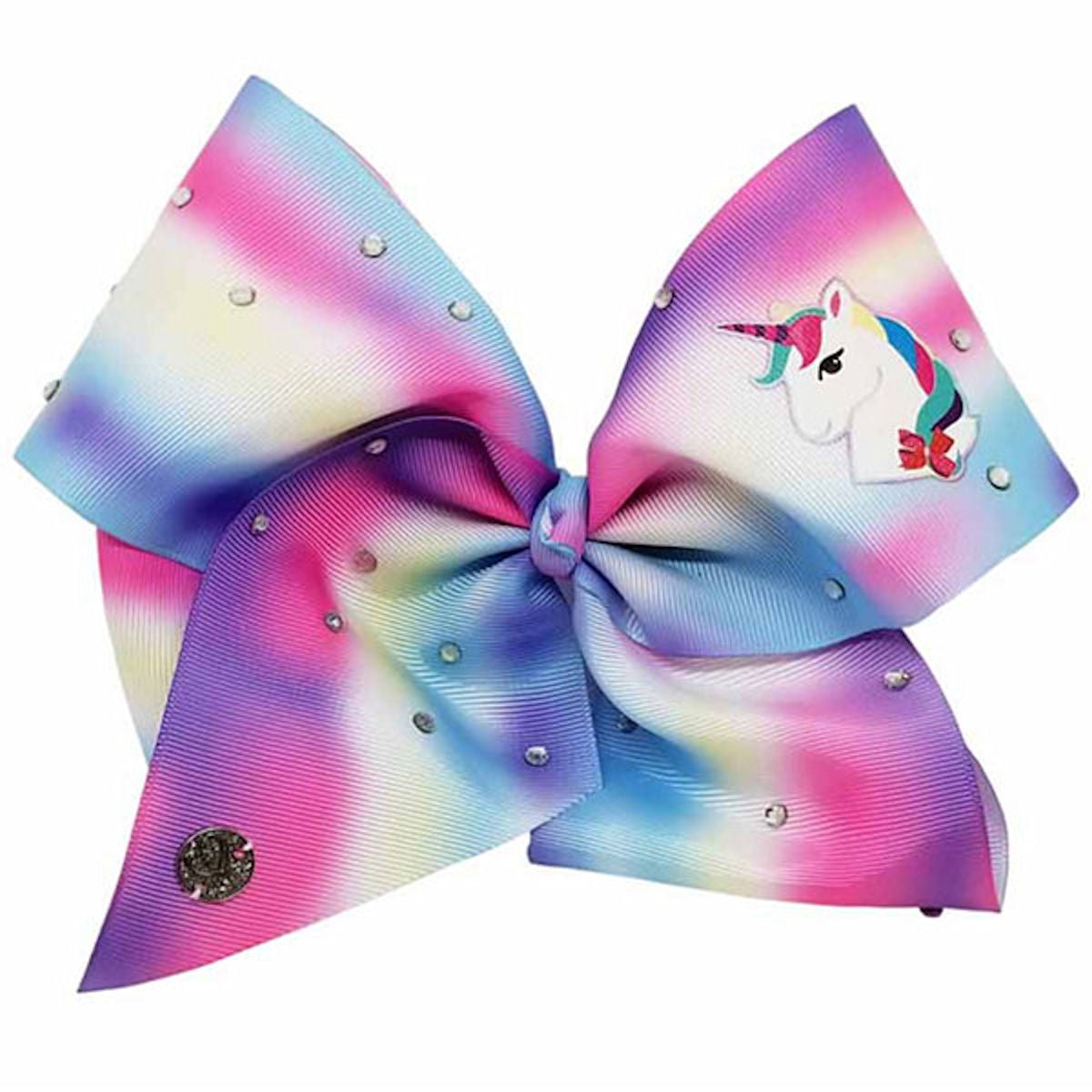 JoJo Siwa - JoJo Siwa Large Cheer Hair Bow (Tie Dye Rainbow Unicorn