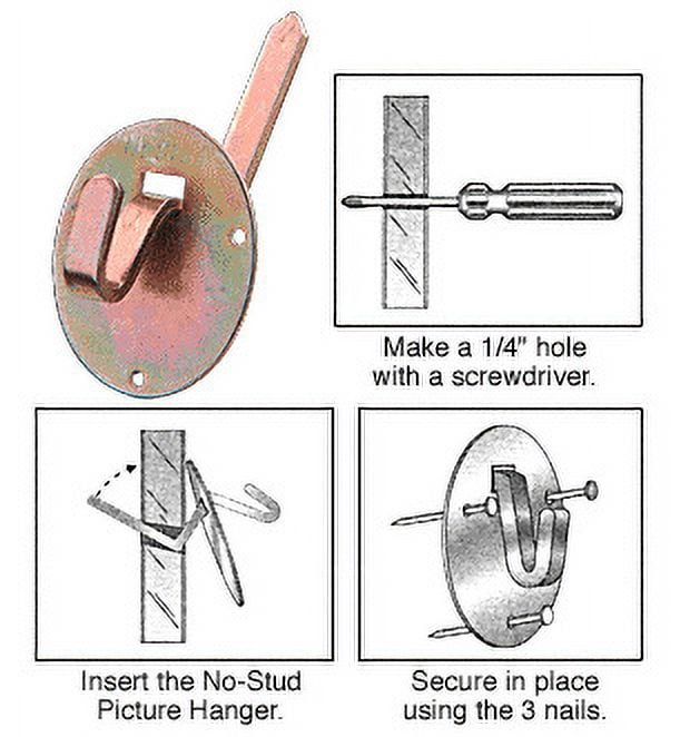 NoStud 200NS Drywall Picture Hanger