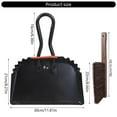 thumbnail image 5 of 17Inch Metal Dustpan and Thick Bristles Broom Brush Set for Home and Outdoor Use, 5 of 7