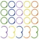 thumbnail image 4 of 50 Uds anillos de hojas sueltas llaveros anillos de carpeta de colores anillos de encuadernación para planificadores anillos de carpeta para cuaderno pequeños anillos de Metal, 4 of 6