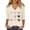 D-Beige, variant on Women's Tops, Tees & Blouses 3/4 Sleeve Soft Blend Hearts Blouses Graphic Print T Shirt