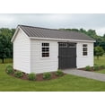 thumbnail image 3 of Shed Window 10.185" X 24" Transom J-Lap Black PVC for Sheds, Playhouses, and Chicken Coops 1 PK (TRPV1024BKJ-BX1), 3 of 4