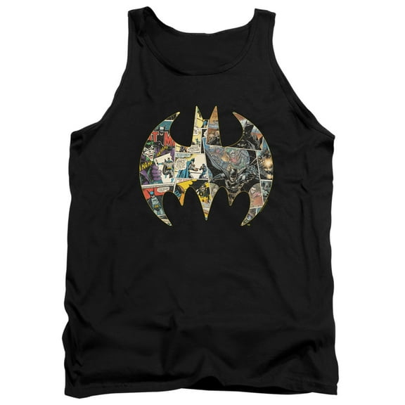 Batman - Collage Shield - Tank Top - Large