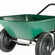 Green Thumb 70008 2 Wheel Poly Wheelbarrow