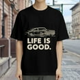 thumbnail image 3 of T Shirt for Men, Life Is Good, Vintage Car Print 2, Vintage Graphic Tees Men, 23930901,S, 3 of 8