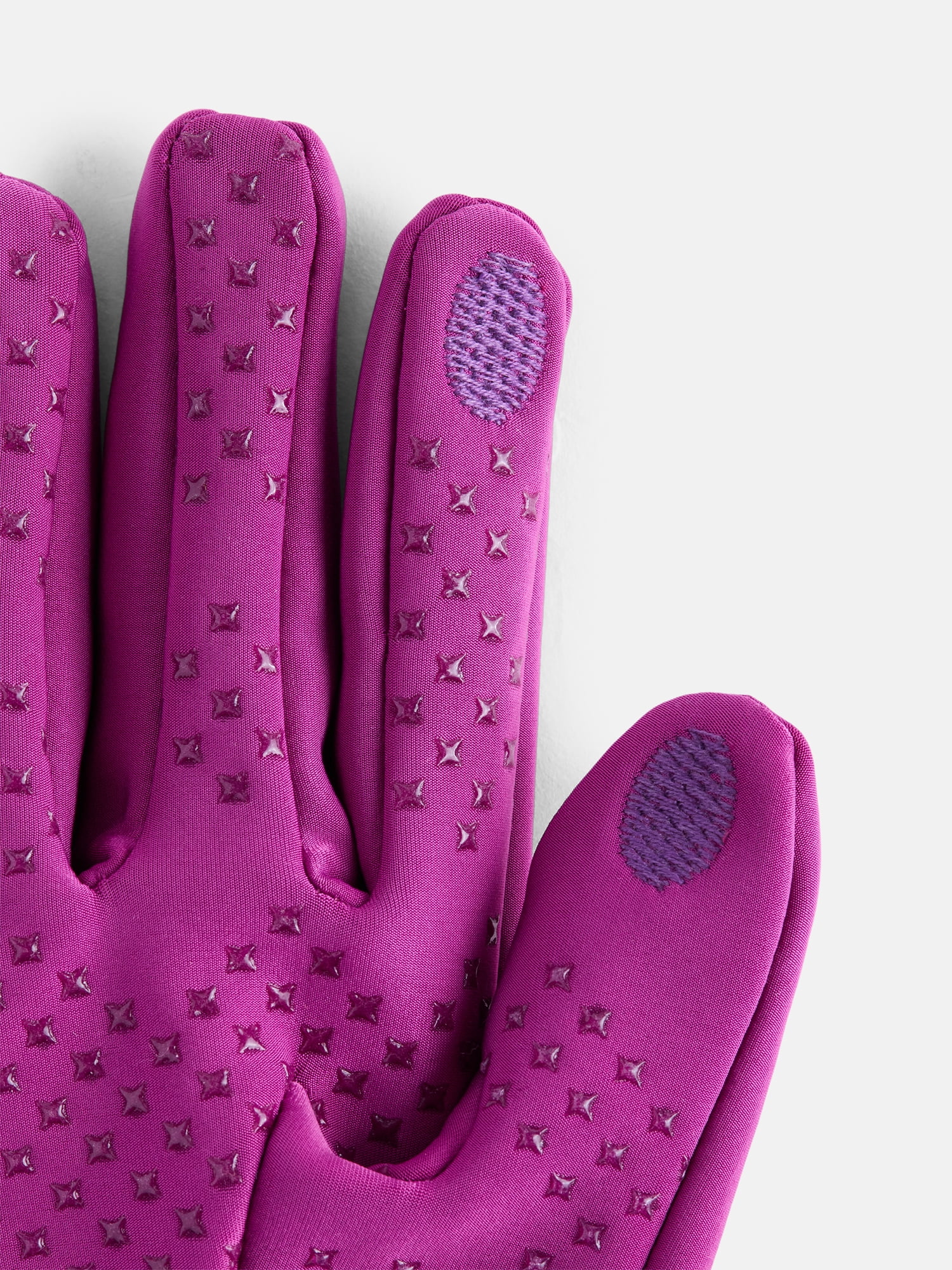 Time and Tru Women's Ruched Driving Gloves, Berry Bright, One Size