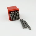 thumbnail image 3 of US 36 Piece 1/4" Steel Letter & Number Stamping Set Metal Stamp Alphabet Numeral, 3 of 10