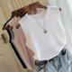 thumbnail image 2 of Blusa de moda para mujer, blusa sin mangas de verano 2022, blusa de punto con cuello redondo para mujer, ropa para mujer, Tops y blusas para mujer C853 Tan Jianjun  unisex, 2 of 2