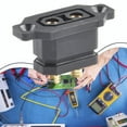 thumbnail image 4 of XT90E-F Lithium Battery Charging Port Fixed Base Electric Vehicle Connector, 4 of 9