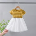 thumbnail image 2 of Fsqjgq Baby Girl Clothes Kid Dresses Elegant Size 23 Girls Clothes Yellow Girls' Summer Dress 2024 New Children's Dress Summer Princess Dress Little Girl Skirt Short Sleeves 100, 2 of 7