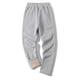 thumbnail image 3 of Pantalones largos de invierno para hombre, rectos, de terciopelo, informales, de uso diario, de rayón, 3 of 4
