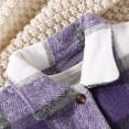 thumbnail image 7 of LNMQLPDBS Baby Girl Winter Jacket Button Down Shirts for Boys Christmas Suit Toddler Boy Newborn Girl Outfits 3 Months Baby Clothes Boy Clothes 6-9, Purple 18-24 Months, 7 of 7