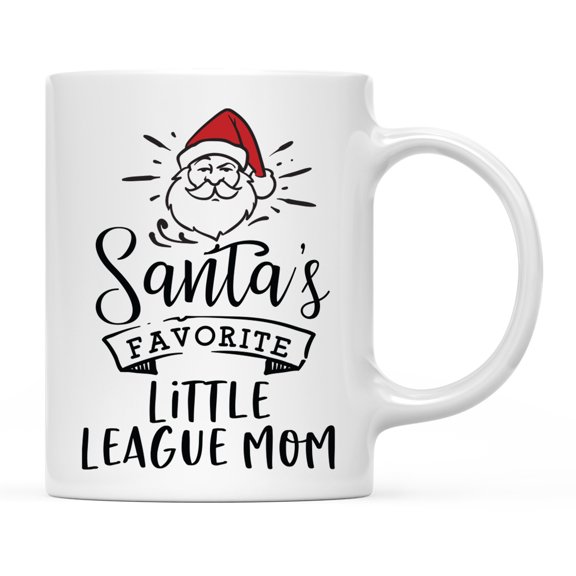 Koyal Wholesale Santa Claus Ceramic Coffee Mug, Little League Mom