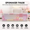 thumbnail image 2 of Teclado mecánico EPOMAKER TH108 retroiluminado RGB de tamaño completo, 2 of 8
