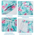 thumbnail image 4 of Men's Swim Trunks,Mesh Lining Quick Dry with Pockets Beach Shorts Hawaiian Bathing Suits Swim Pants, 4 of 9