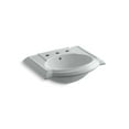 thumbnail image 4 of Kohler K-2287-8 Devonshire 24" Pedestal Bathroom Sink - Grey, 4 of 6
