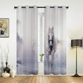 thumbnail image 3 of Hawaii Garden Trees Valance Window Curtains for Living Room Bedroom Kitchen Home Ready-made Youth Room Window Curtains, 3 of 7